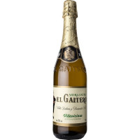 EL GAITERO sidra achampanada extra etiqueta dorada botella 75 cl