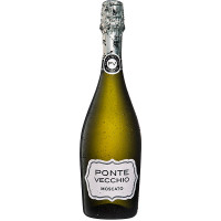 PONTE VECCHIO Moscato vino blanco espumoso de Italia botella 75 cl