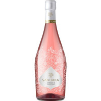 SANDARA vino rosado espumoso 100% bobal bajo en alcohol botella 75 cl