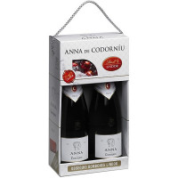 ANNA DE CODORNIU cava brut Estuche 2 botellas 75 cl con regalo de bombones Lindt Lindor