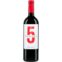 DAMANA 5 vino tinto joven roble DO Ribera del Duero botella 75 cl