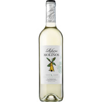 RIBERA DE LOS MOLINOS vino blanco DO La Mancha botella 75 cl