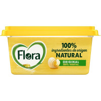 FLORA margarina original 100% vegetal sin gluten sin lactosa tarrina 500 g