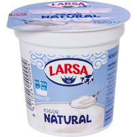 LARSA yogur natural con leche de pastoreo envase 125 g