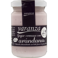 YARANZA yogur cremoso con arándanos 3% m.g. sin gluten tarro 140 g
