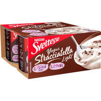 NESTLE SVELTESSE yogur cremoso desnatado 0,9 m.g. de stracciatella pack 4 unidades 125 g