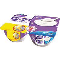 DANONE VITALINEA SATISFACCION yogur desnatado 0% natural edulcorado pack 4 unidades 135 g
