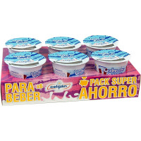 CELGAN yogur líquido de leche con canela pack 6 unidades 125 g