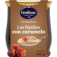 GOSHUA natillas de huevo con caramelo sin gluten tarro 140 g