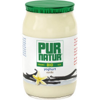 PUR NATUR yogur de vainilla ecológico tarro 150 g