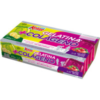 KALISE gelatina + colágeno sabores 4 frutos rojos + 4 limón sin azúcar sin grasa pack 8 unidades 125 g sin gluten