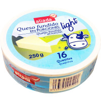 ALIADA queso fundido en porciones light 16 quesitos envase 250 g
