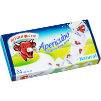 LA VACA QUE RIE Apericubo queso natural en cubos especial para aperitivo 24 porciones caja 125 g