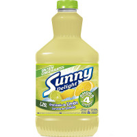 SUNNY DELIGHT refresco sabor a granizado de limón botella 1,25 l + 250 ml gratis