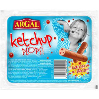 ARGAL salchichas rellenas con ketchup sobre 140 g