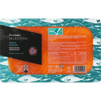 EL CORTE INGLES SELECTION salmón ahumado en lonchas envase 100 g