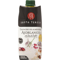 SANTA TERESA gazpacho de almendras ajoblanco con pan de pueblo envase 500 ml