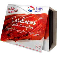 DELFIN carabinero 5-8 piezas estuche 360 g neto escurrido