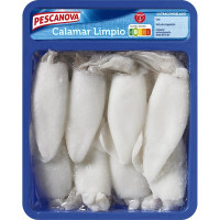 PESCANOVA calamar limpio estuche 400 g neto escurrido