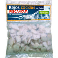 PESCANOVA rejos cocidos de pota bajo en grasa bolsa 400 g
