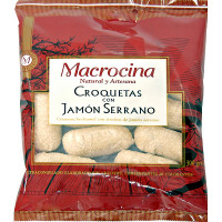 MACROCINA croquetas de jamón serrano 12 unidades bolsa 300 g