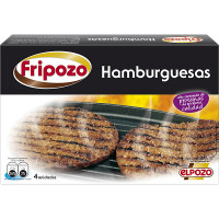 FRIPOZO hamburguesas de cerdo 4 unidades estuche 360 g