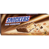 SNICKERS snack de helado de cacahuete y caramelo con trozos de cacahuetes y cobertura de chocolate 288 g