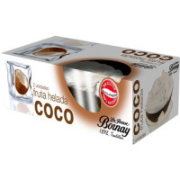 LA IBENSE BORNAY coco helado dos unidades estuche 320 ml