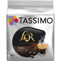TASSIMO L`OR ESPRESSO café Forza intensidad 9 estuche 16 cápsulas