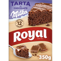 ROYAL tarta de chocolate Milka para preparar 12 raciones estuche 350 g