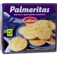 CUETARA palmeritas galletas hojaldradas caja 500 g