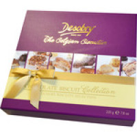 DESOBRY Selection galletas surtidas de chocolate belga estuche 220 g