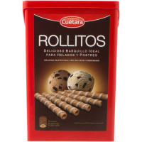 CUETARA rollitos de barquillo bote 225 g