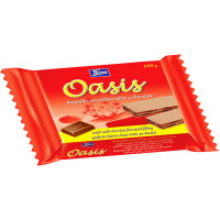 TIRMA Oasis barquillo con relleno sabor a chocolate paquete 100 g