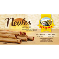 BIRBA barquillos artesanos sin aceite de palma paquete 100 g