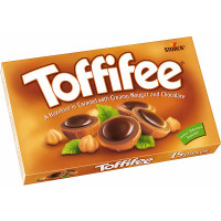 TOFFIFEE avellana envuelta en caramelo con crema de chocolate caja 125 g