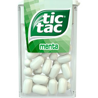 TIC TAC caramelos de menta 37 grageas caja 18 g