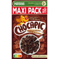 NESTLE Chocapic cereales integrales con sabor a chocolate y sin aceite de palma paquete 750 g