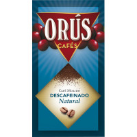 ORUS café descafeinado molido natural paquete 250 g