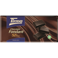 TIRMA chocolate fondant 52% cacao sin gluten tableta 150 g