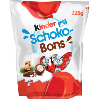 KINDER SCHOKO-BONS huevos de chocolate rellenos de leche y avellanas estuche 225 g