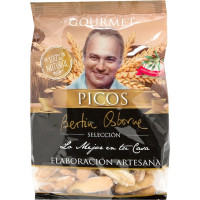 BERTIN OSBORNE Selección Gourmet picos de pan de elaboración artesana 100% natural bolsa 140 g con aceite de oliva virgen extra