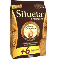 BIMBO Silueta pan tostado integral con 8 cereales paquete 300 g