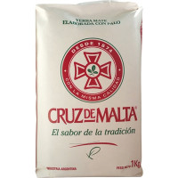 CRUZ DE MALTA yerba mate elaborada con palo paquete 1 kg