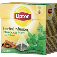 LIPTON infusión herbal Morocco sin cafeína estuche 20 bolsitas