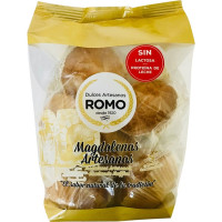 ROMO magdalenas artesanas sin lactosa envase 400 g