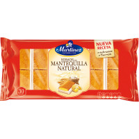 MARTINEZ sobaos con mantequilla natural 30 unidades nueva receta bolsa 600 g