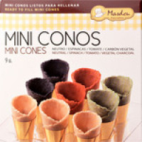 MASDEU mini conos listos para rellenar sabores surtidos caja 59 g
