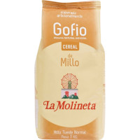 LA MOLINETA gofio de millo de régimen doble tueste sin sal paquete 1 kg