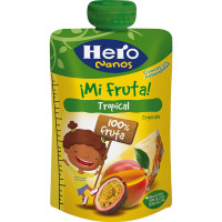 HERO NANOS ¡Mi Fruta! Tropical sin gluten y sin azúcares añadidos bolsita 100 g